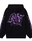 Revenge Lightning Anarchy Sweatshirt Black Purple