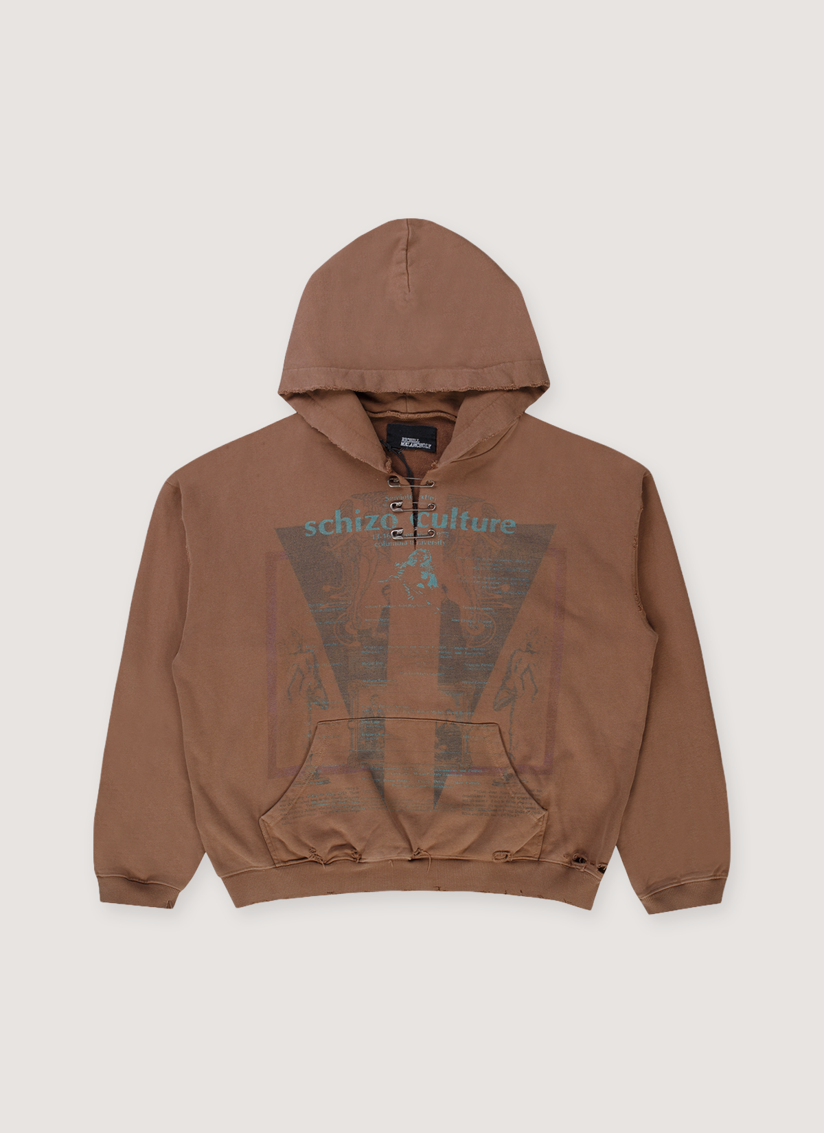 Richill Melancholy Situationist Patch Sweatshirt Brown