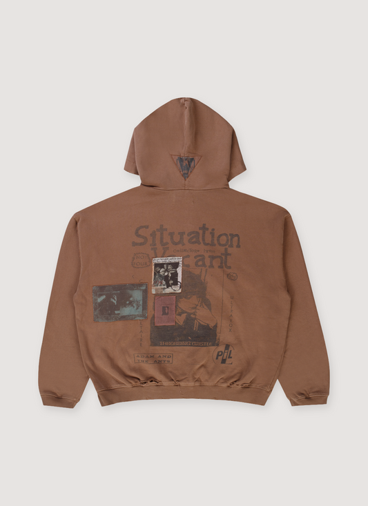 Richill Melancholy Situationist Patch Sweatshirt Brown