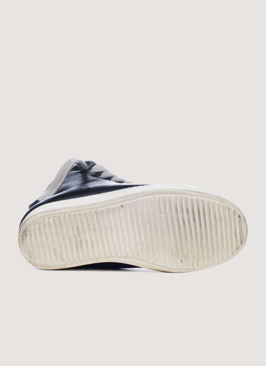 Rick Owens Jumbo Lace Padded Ramones Black (Pre-Owned)