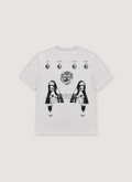RIchill Melancholy Dagger Frame Distressed Tee Off White RIchill Melancholy Dagger Frame Distressed Tee Off White - Image 2 | Authenticated at Pieces Los Angeles