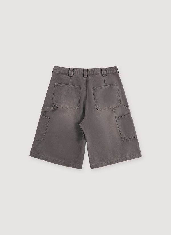 Richill Melancholy Studded Canvas Shorts Washed Brown alternate view - Shop at Pieces Los Angeles