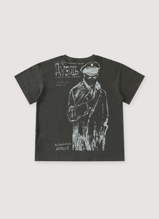 Richill Melancholy Vampire Portrait Tee Vintage Black