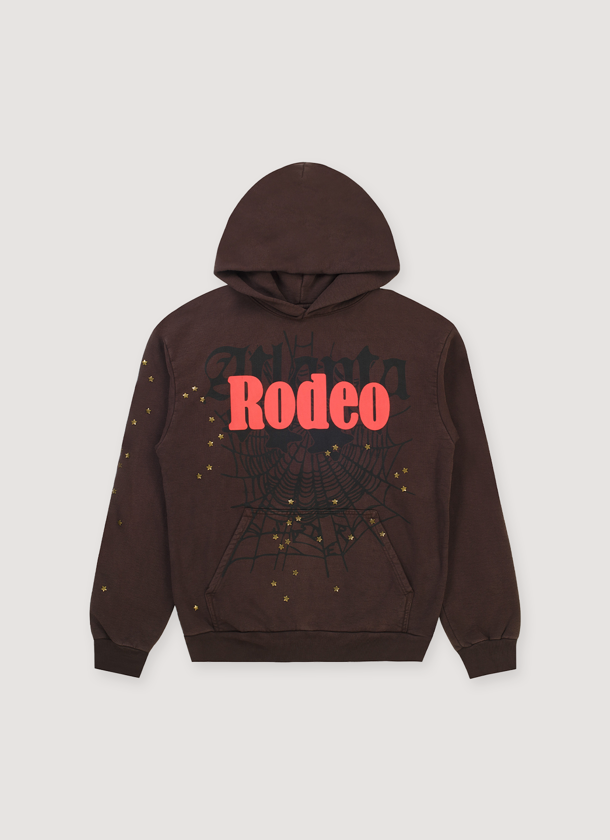 Sp5der Worldwide x Travis Scott Days Before Rodeo Sweatshirt Brown
