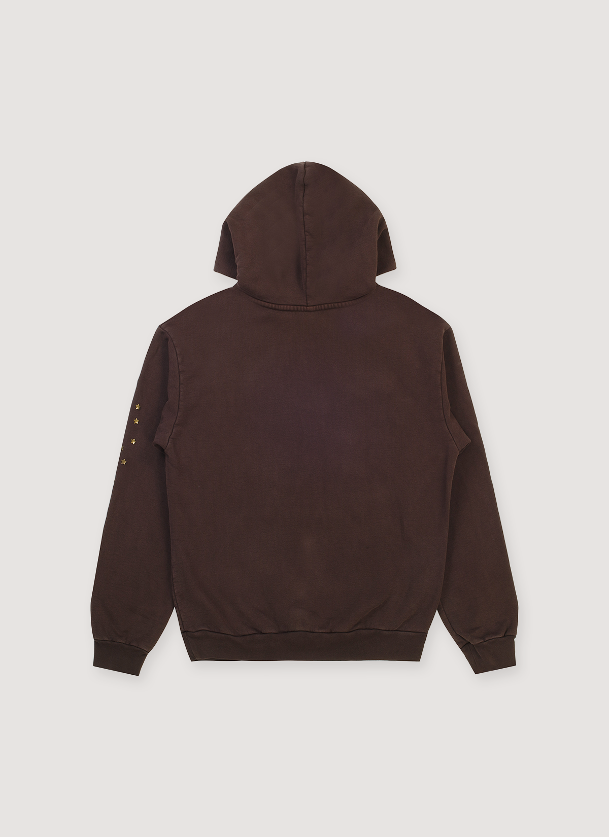 Sp5der Worldwide Travis Scott Days Before Rodeo Sweatshirt hoodie Brown back view