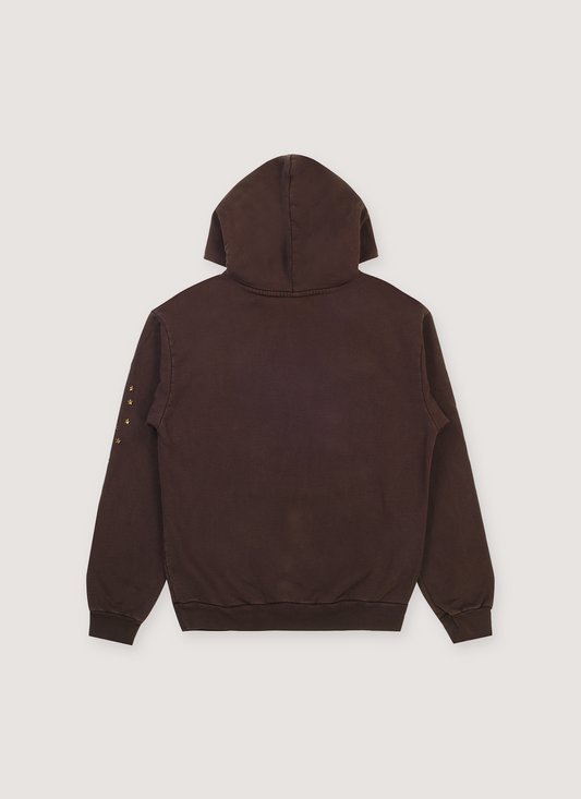 Sp5der Worldwide x Travis Scott Days Before Rodeo Sweatshirt Brown