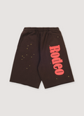 Sp5der Worldwide Travis Scott Days Before Rodeo Sweatshorts Brown Sp5der Worldwide Travis Scott Days Before Rodeo Sweatshorts Brown - Image 1 | Authenticated at Pieces Los Angeles