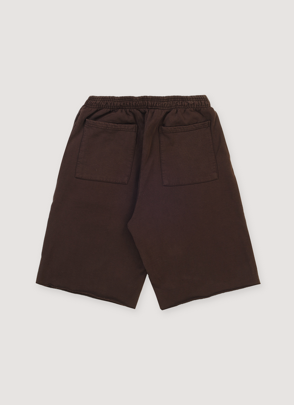 Sp5der Worldwide Travis Scott Days Before Rodeo Sweatshorts Brown alternate view - Shop at Pieces Los Angeles