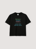Basketcase Gallery Romance Tee Black Basketcase Gallery Romance Tee Black - Image 1 | Authenticated at Pieces Los Angeles