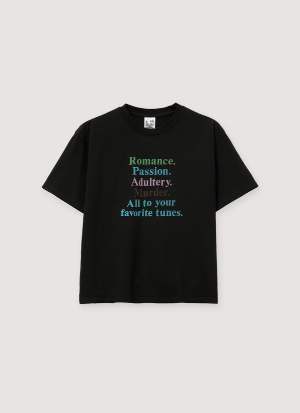 Basketcase Gallery Romance Tee Black Romance Tee Black - Authenticated T-shirts | Pieces Los Angeles