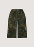 GV Gallery R Sport Sweatpants Camo Camouflage with French terry cotton, vintage washed camo fabric, elasticated waist with drawstring, printed logos, wide leg cut, front view