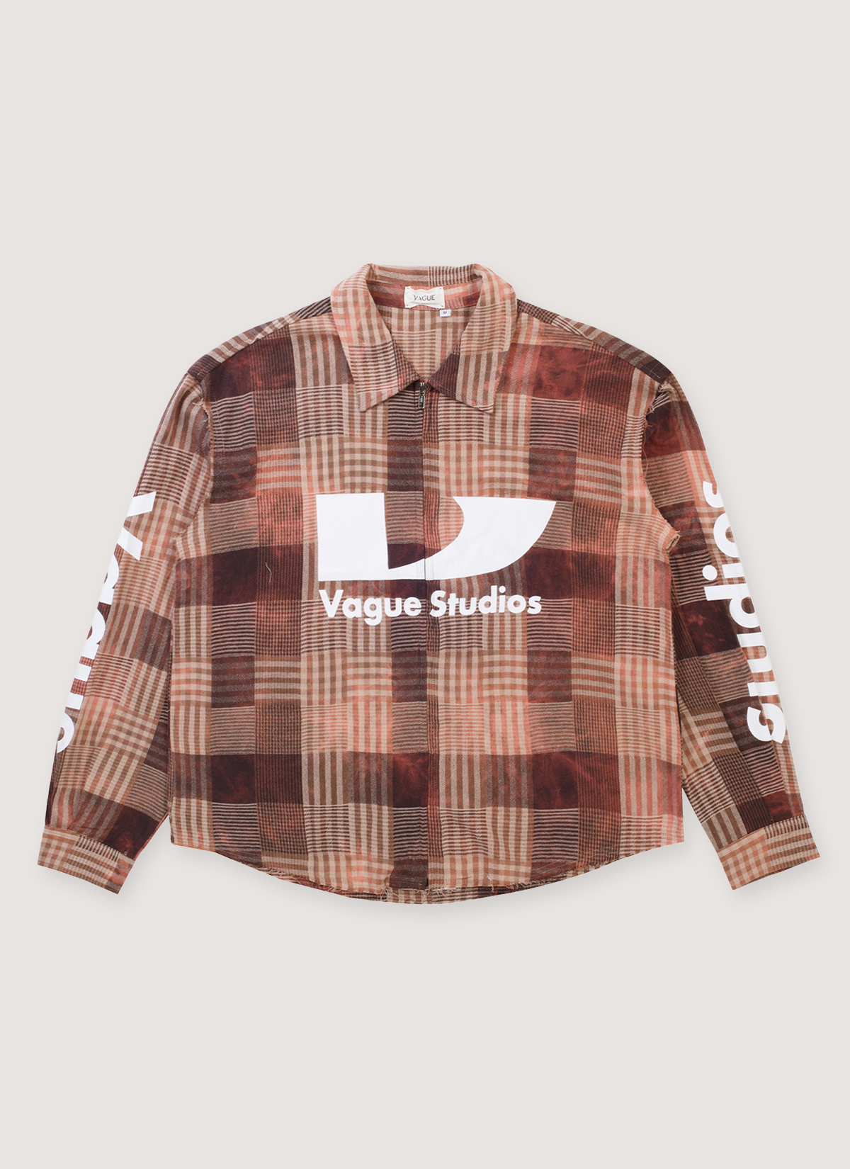 Vague Studios Surge Zip Flannel Rust