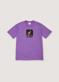 Supreme Wu-Tang Clan RZA purple Tee Shirt with small graphic and text front view Supreme Wu-Tang Clan RZA Tee - Image 6 | Authenticated at Pieces Los Angeles