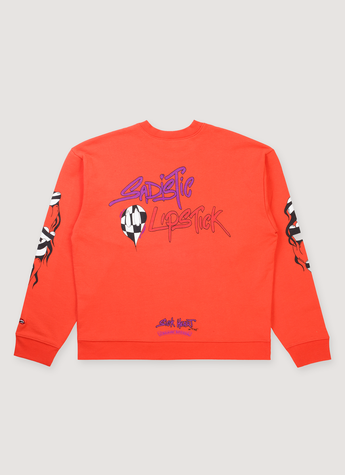 Chrome Hearts Matty Boy Love Sick Crewneck Red Chrome Hearts Matty Boy Love Sick Crewneck Red - Image 2 | Authenticated at Pieces Los Angeles