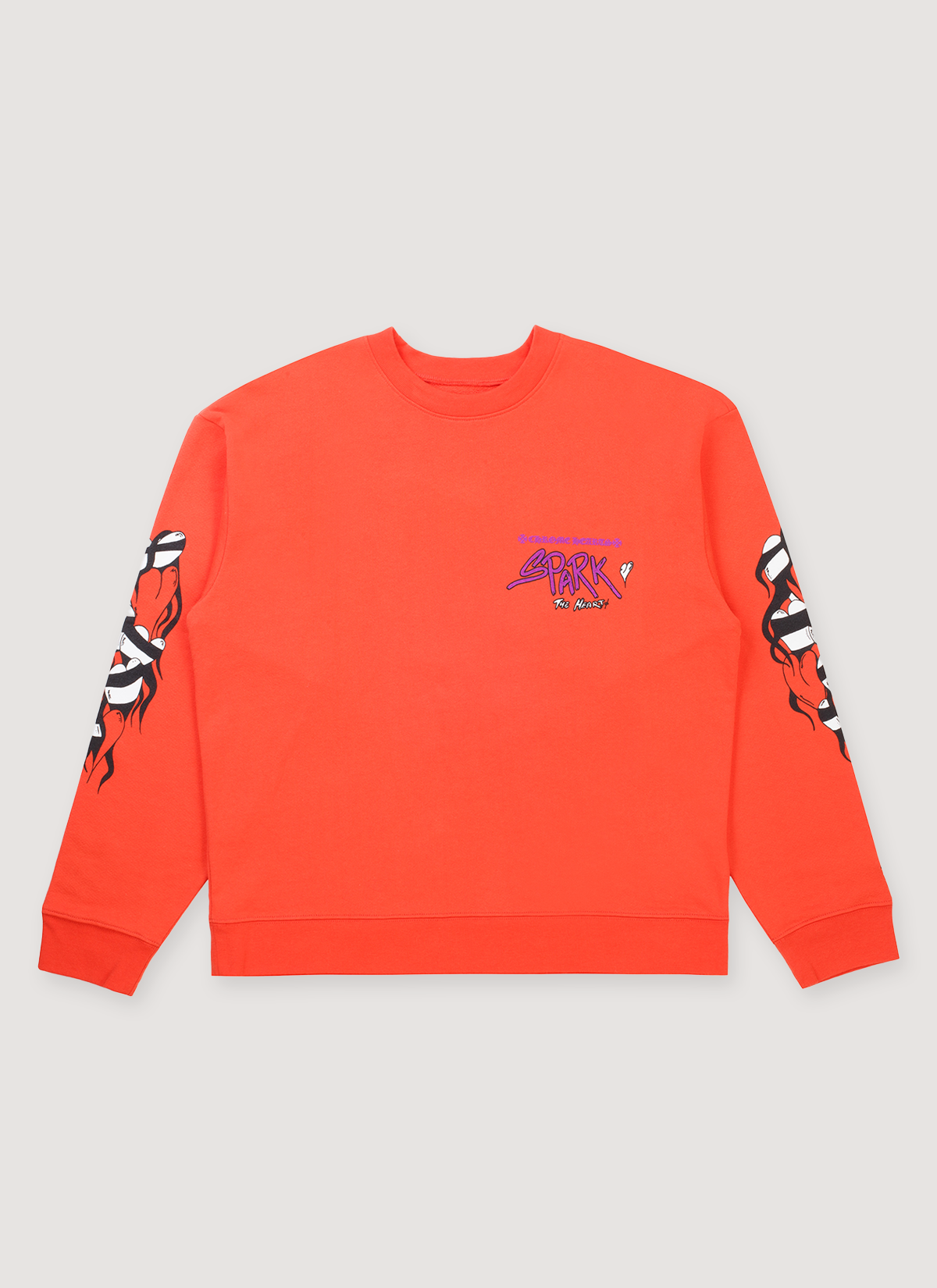 Chrome Hearts Matty Boy Love Sick Crewneck Red