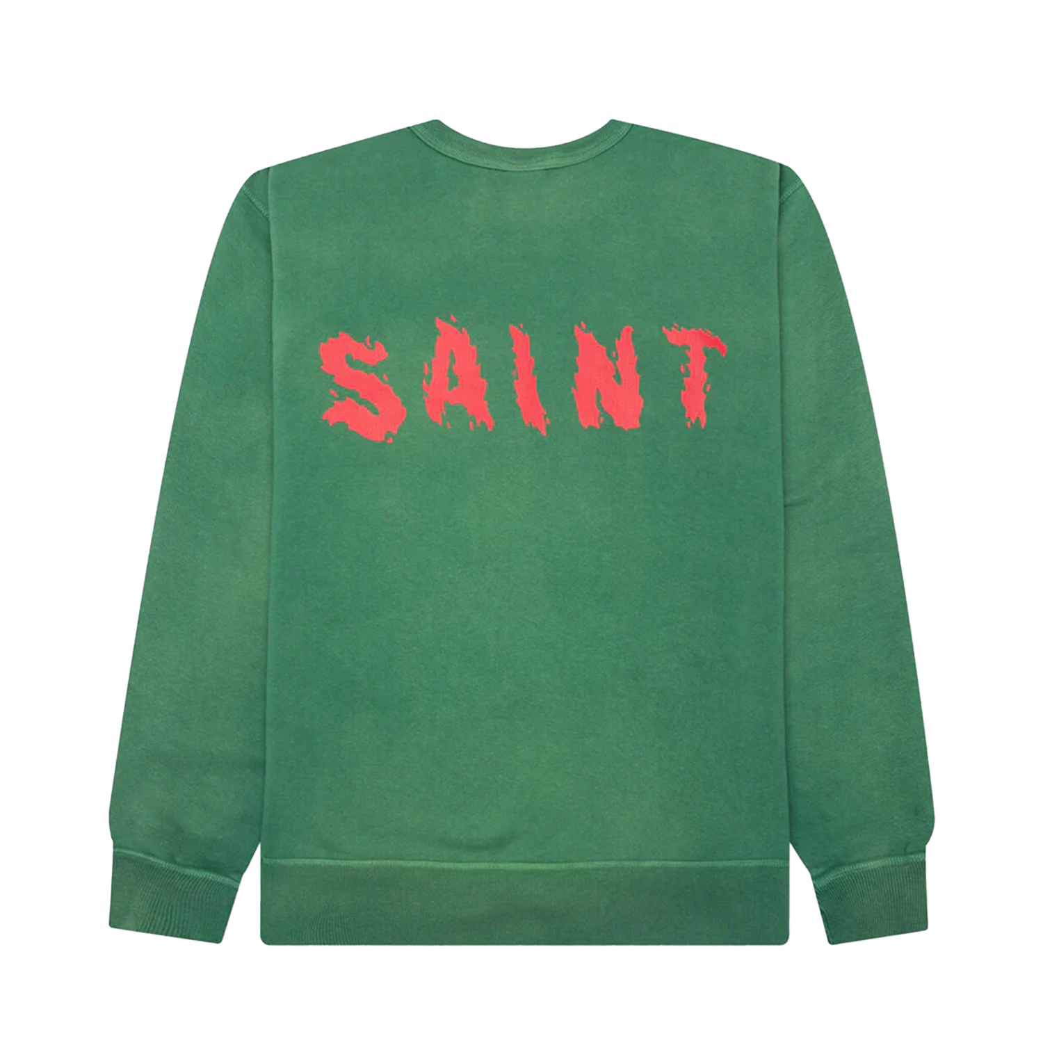 Saint Michael Cerberus Crewneck Sweater Green