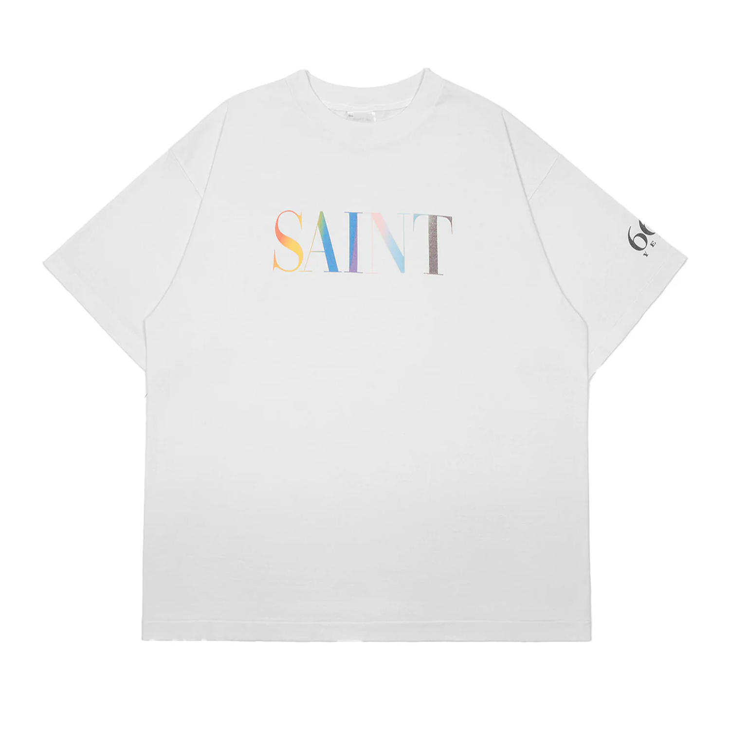 Saint Michael Rainbow Saint Tee Vintage White