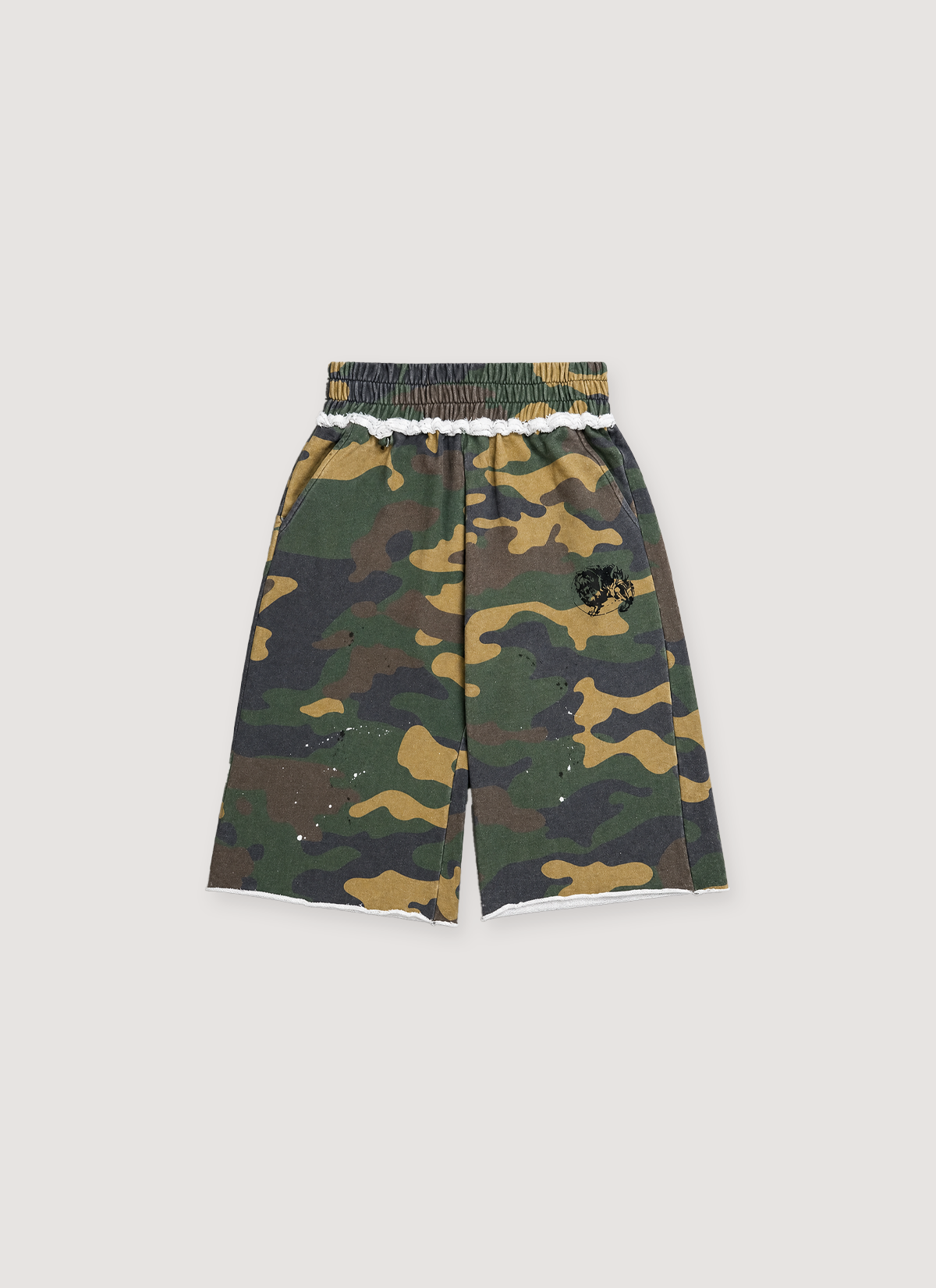 Saint Vanity Long Shorts Camo Saint Vanity Long Shorts Camo - Image 1 | Authenticated at Pieces Los Angeles