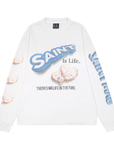 Saint Michael x Shermer Academy Love Cookie Long Sleeve White