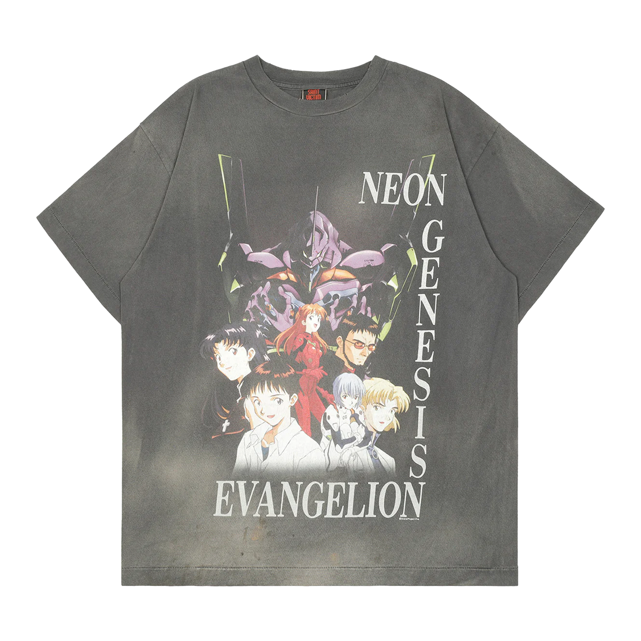 Saint Michael x Neon Genesis Evangelion Tee Vintage Black