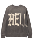 Saint Michael x Denim Tears Hell Sweatshirt Washed Grey