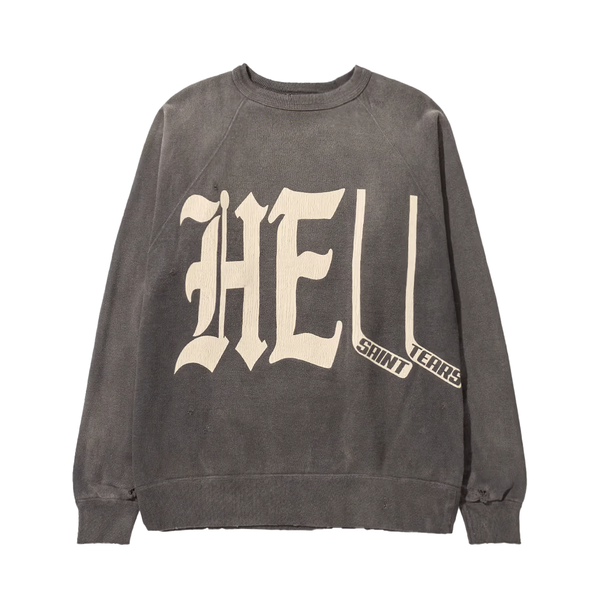 SAINT TEARS HEAVEN & HELL トレーナー L/XL Saint Mxxxxxx (セントマイケル) LS TEE LIVE IN HELL SM-YS1