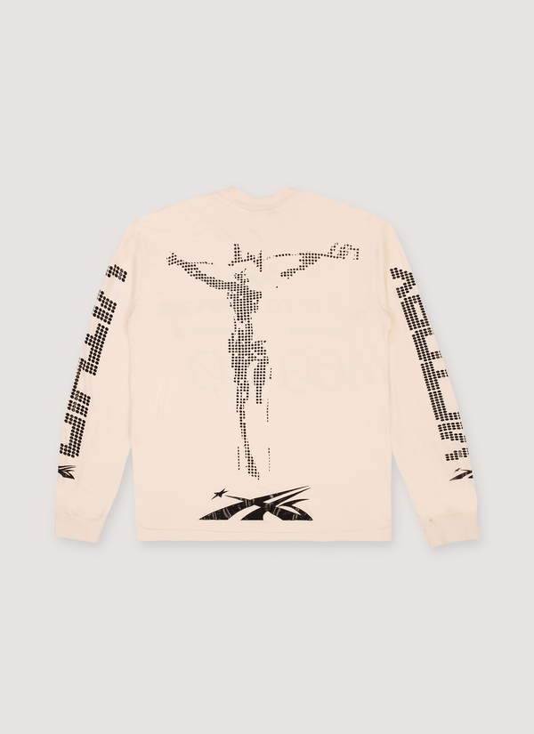 Hellstar Scoreboard Longsleeve Off White alternate view - Shop at Pieces Los Angeles