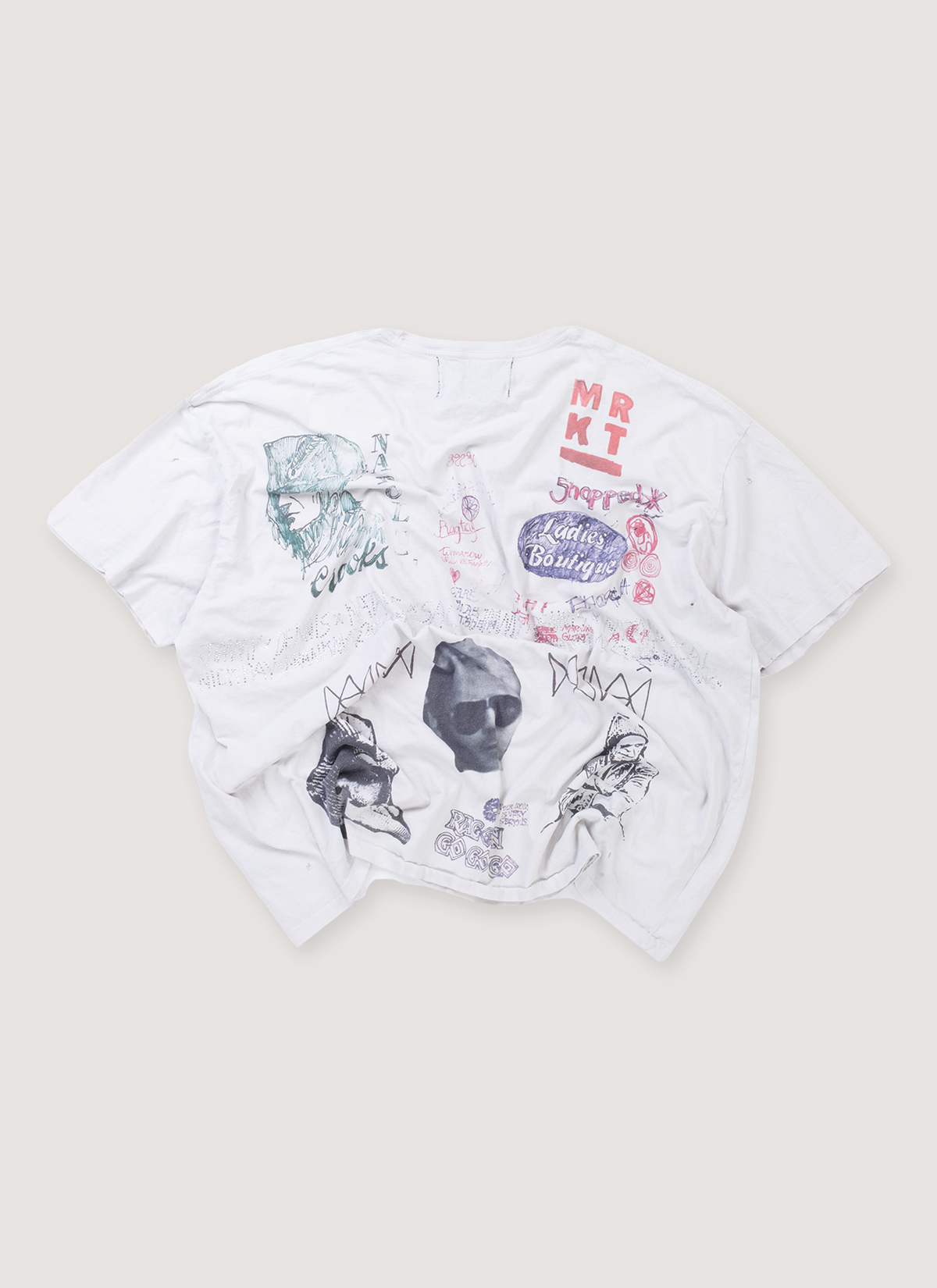 Paly Hollywood Scorpio Rising Tee Ivory (Pre-Owned) Paly Hollywood Scorpio Rising Tee Ivory (Pre-Owned) - Image 2 | Authenticated at Pieces Los Angeles