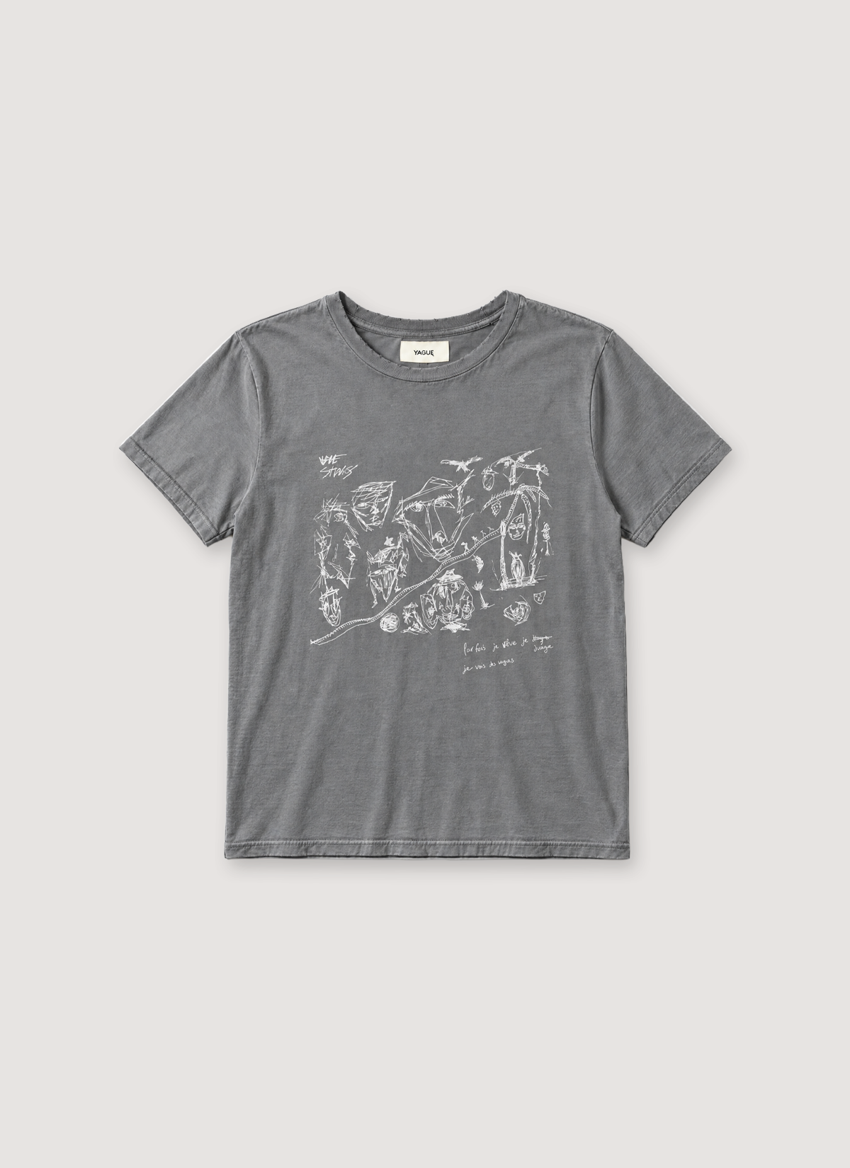 Vague Studios Scribble Tee Sunbeat Grey