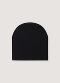 Denim Tears DT Script Beanie Black acrylic back view Denim Tears DT Script Beanie Black - Image 2 | Authenticated at Pieces Los Angeles
