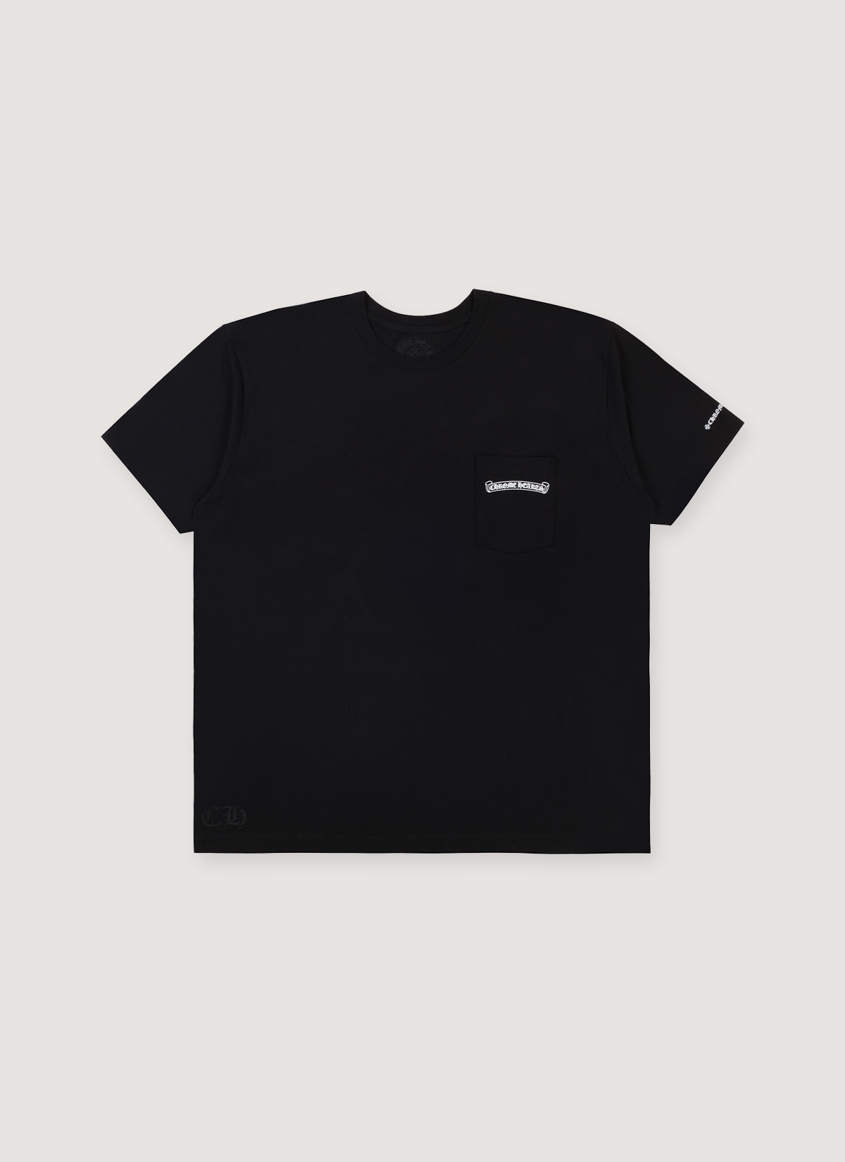 Chrome Hearts Scroll Tee Black White