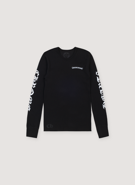 Chrom hearts ラグランTシャツ CHROME HEARTS CH Logo Print Horseshoe Raglan Long Sleeve Tee Size