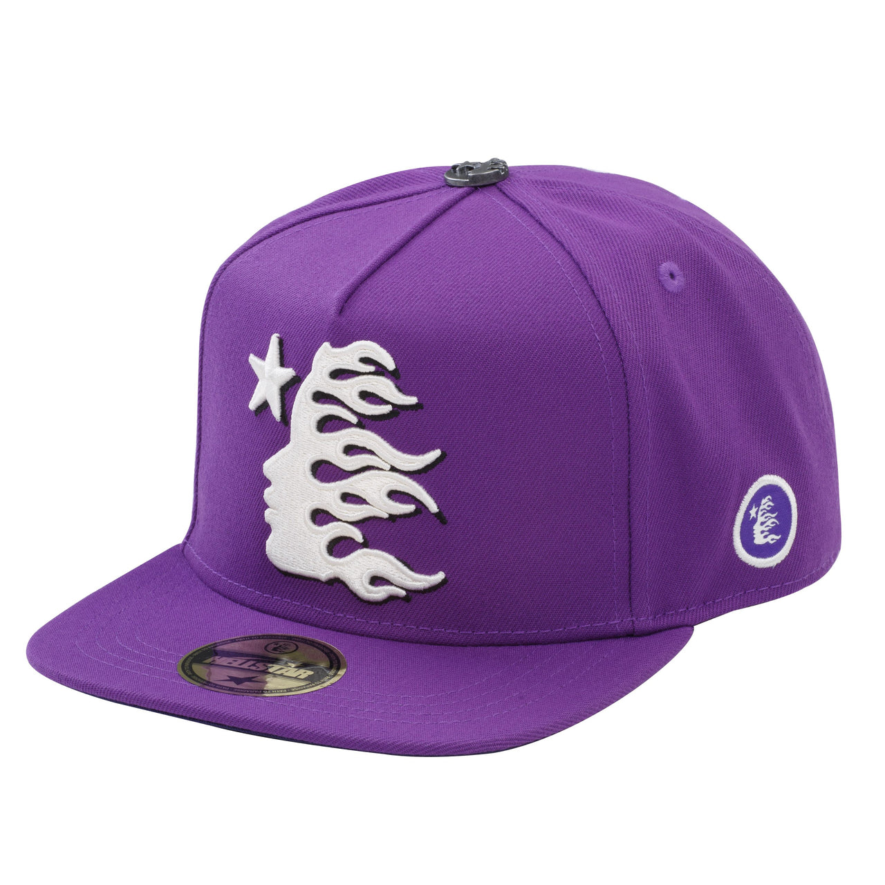 Hellstar Fitted Hat Purple