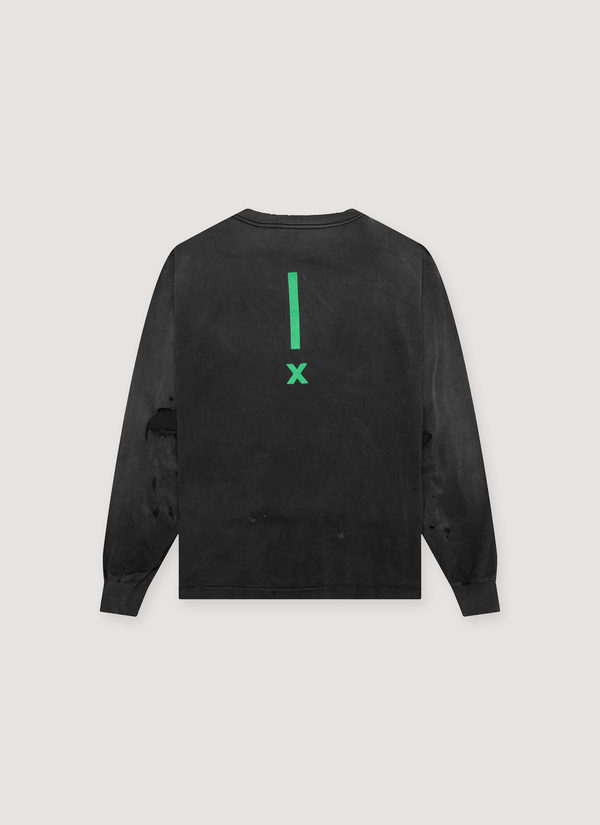 Saint Michael Shermer Academy Saint Room Longsleeve Black Green alternate view - Shop at Pieces Los Angeles