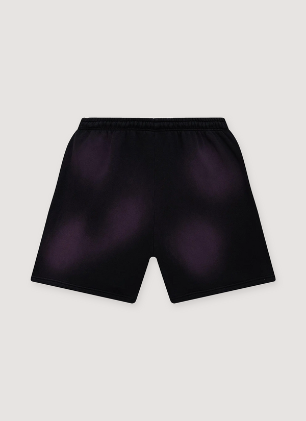 Hellstar Flame Shorts Purple Red alternate view - Shop at Pieces Los Angeles