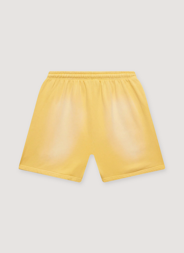 Hellstar Flame Shorts Yellow alternate view - Shop at Pieces Los Angeles