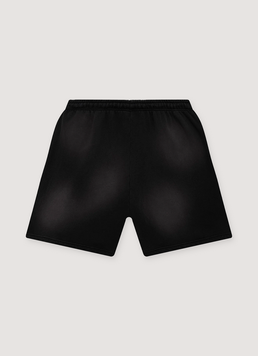 Hellstar Flame Shorts Black Green
