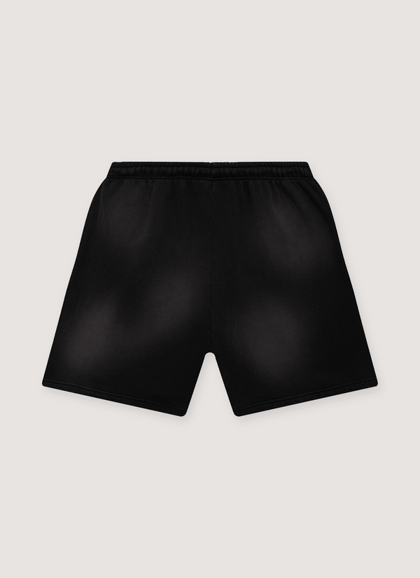 Hellstar Flame Shorts Black Green alternate view - Shop at Pieces Los Angeles