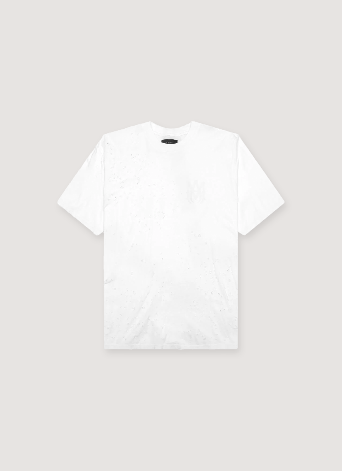 Amiri Core Logo Shotgun Tee White