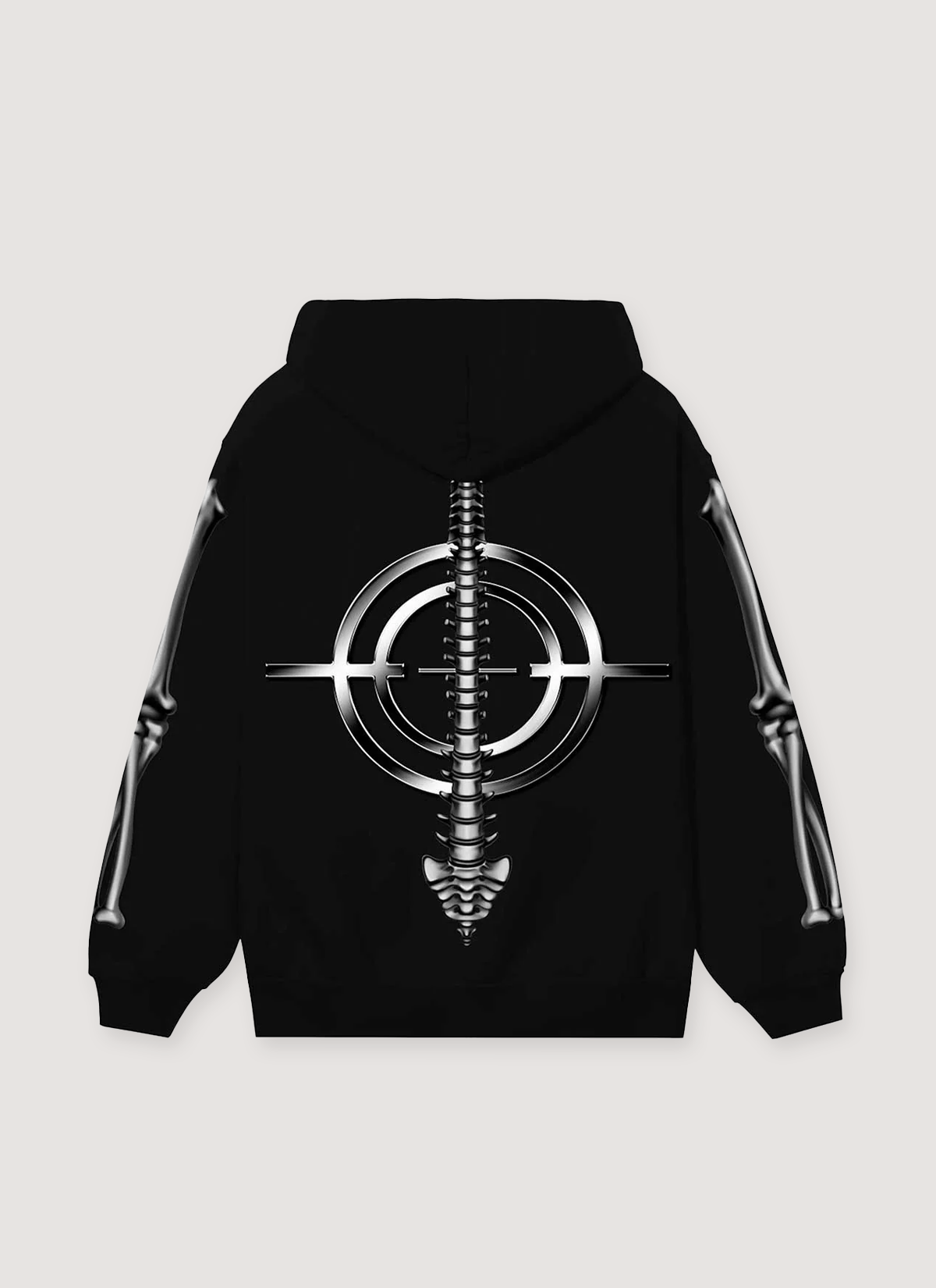 Revenge Chrome Skeleton Sweatshirt Black Revenge Chrome Skeleton Sweatshirt Black - Image 2 | Authenticated at Pieces Los Angeles