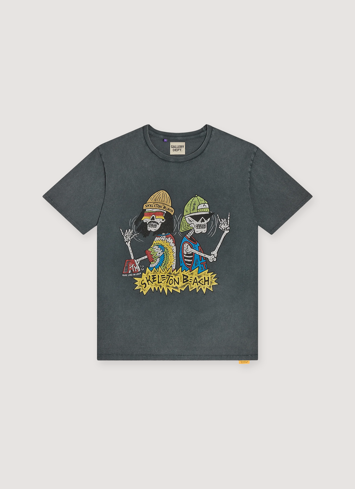Gallery Dept. ATK Skeleton Beach Tee Vintage Black