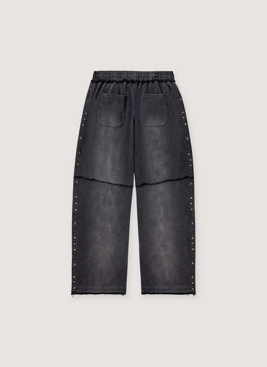 Skittles Sweatpants Vintage Black