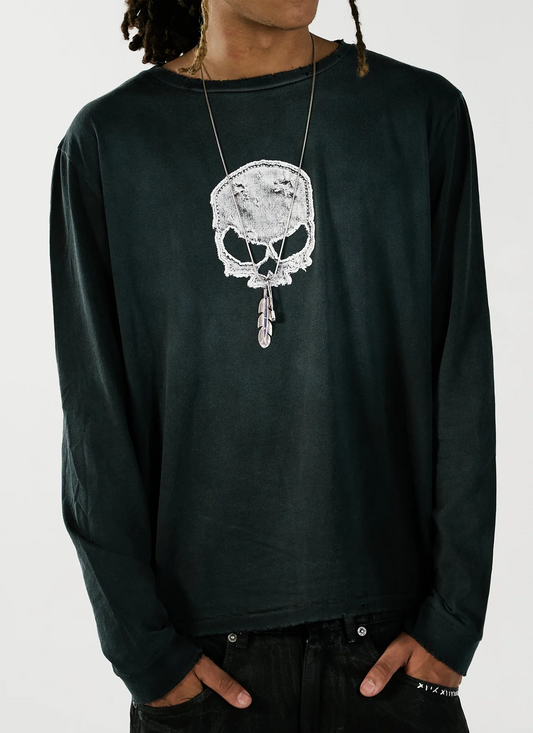 Vague Studios Skull Longsleeve Sunbeat Black