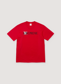 Supreme Skull Tee shirt red front view Supreme Skull Tee - Image 2 | Authenticated at Pieces Los Angeles