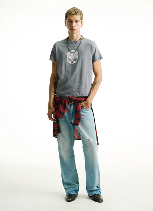 Vague Studios Skull Tee Sunbeat Grey