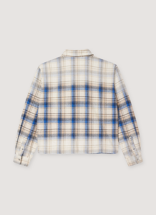 Skyfall Flannel Cream Blue