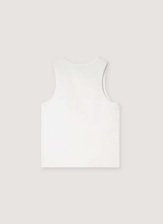 Vale Forever Slub Tank White