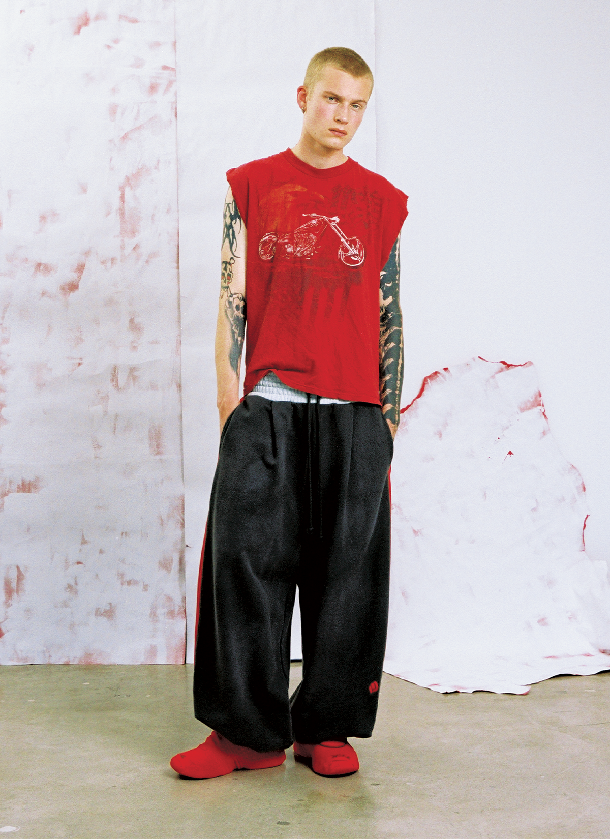 Pieces Sport Sweatpants Washed Navy
