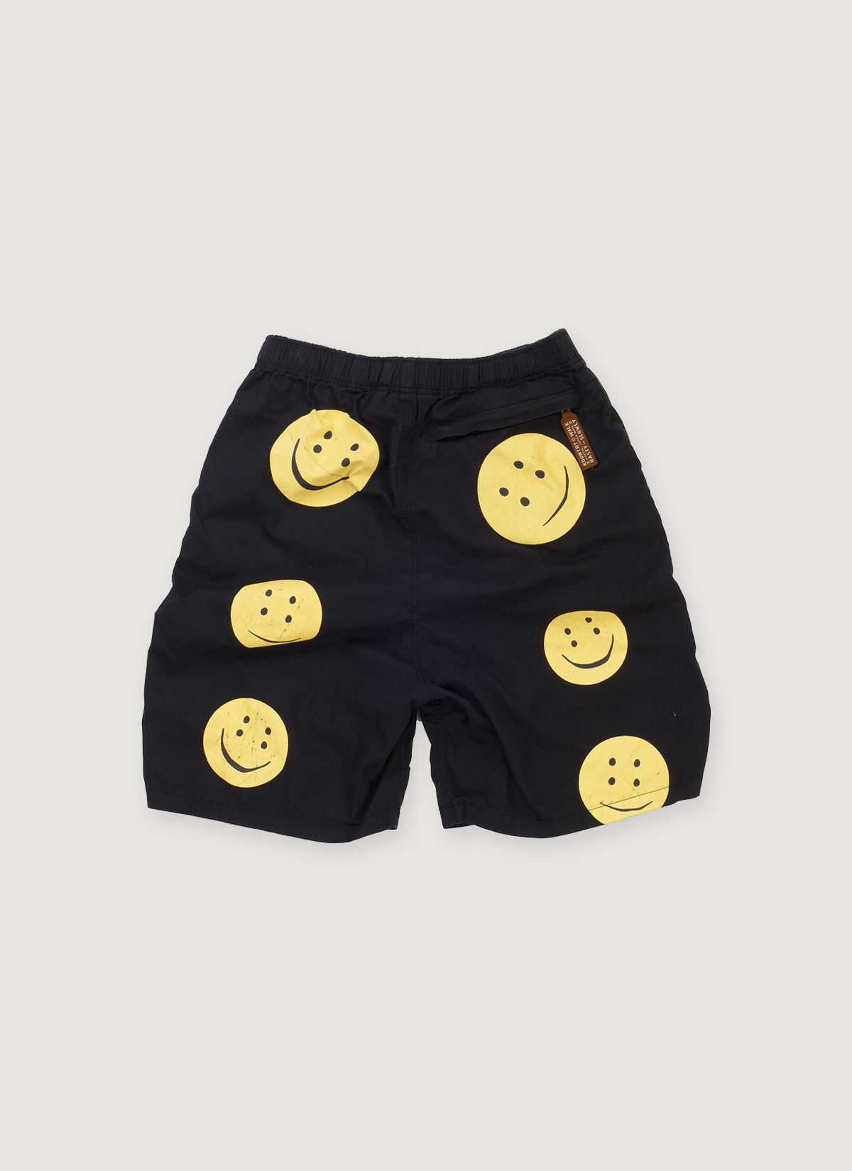 Kapital Combed Cotton Twill Smiley Shorts Black (Pre-Owned) Kapital Combed Cotton Twill Smiley Shorts Black (Pre-Owned) - Image 2 | Authenticated at Pieces Los Angeles