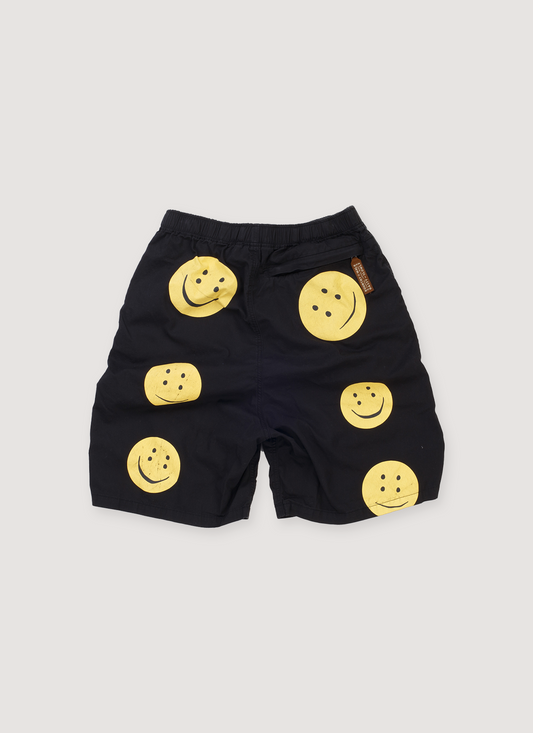Kapital Combed Cotton Twill Smiley Shorts Black (Pre-Owned)